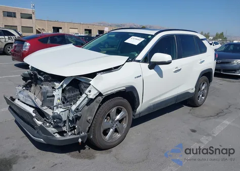 2020 Toyota Rav4 Hybrid Limited z USA, uszkodzony, nr VIN JTMDWRFV2LD057000